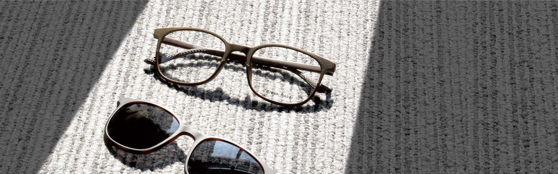 Klammer auf Brille
