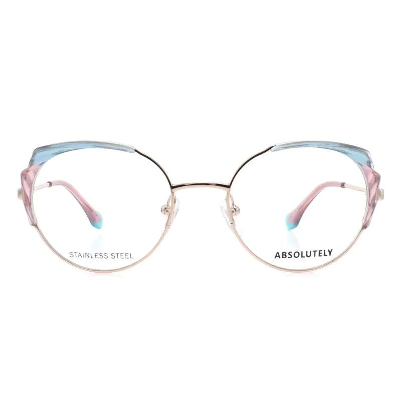3D-gemusterter Acetat-Kombi-Metallrahmen